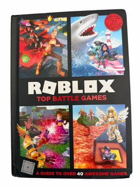 Roblox Top Battle Games - Kids Learning Toy Hardcover Book Guide (Black)
